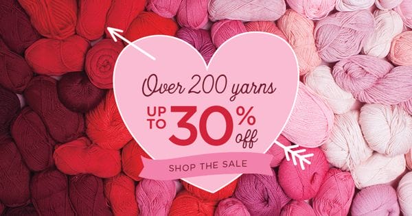 Over 200 yarns up to 30% off! Shop the sale