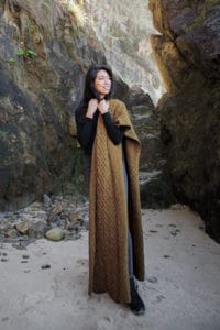 Knit Picks Podcast, Windward: Cable Collection: Carrick Shawl, cabled shawl stole wrap knitting pattern