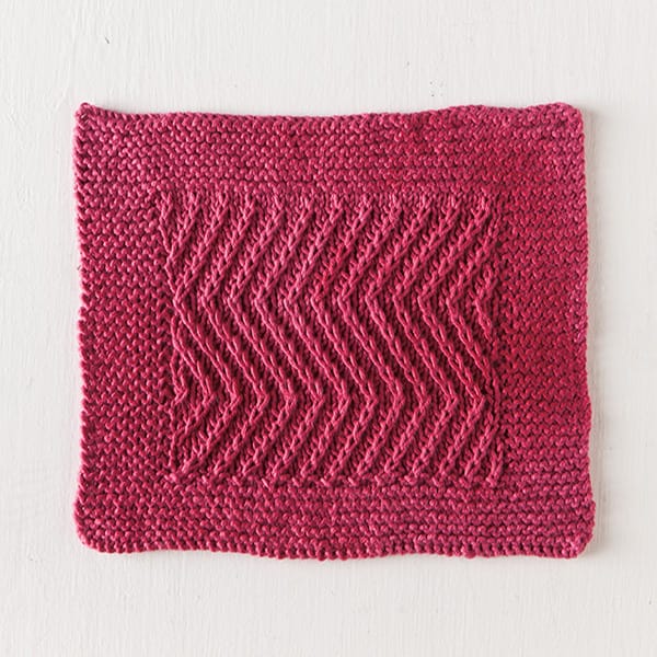 Free Herringbone Dishcloth pattern from knitpicks.com