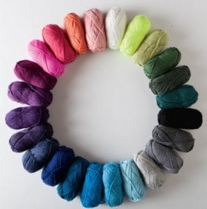 Knit Picks Swish yarns