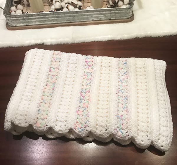 great grandma's crocheted blanket