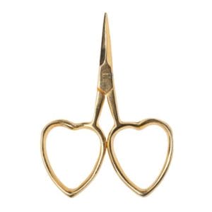 Knit Picks Little Love heart shaped scissors