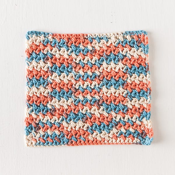 Free Confused Textures Crochet Dishcloth from Knit Picks