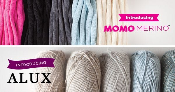 Introducing MoMo Merino and Alux yarns!