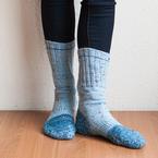 Knit Picks Podcast Tantalizing Tweed, Hiking Socks, reinforced outdoor boot socks