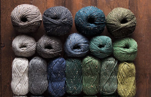 Knit Picks Podcast: Tantalizing Tweed; Wool of the Andes Tweed, Peruvian Highland wool and donegal tweed yarn; City Tweed, alpaca merino blend and donegal tweed yarn