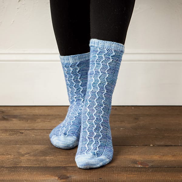 Bakewell Socks from knitpicks.com