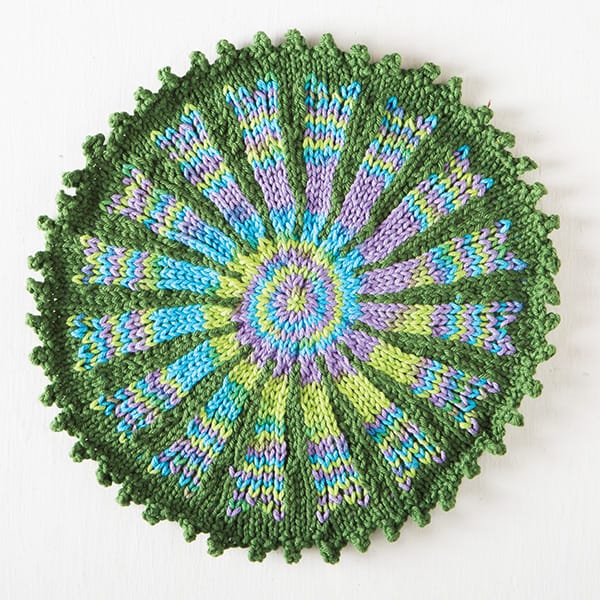 Free Fiore Washcloth Pattern from Knit Picks