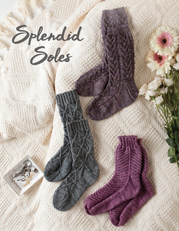 Splendid Soles sock pattern collection from knitpicks.com