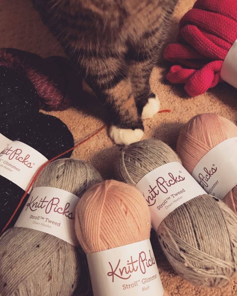 Knitting Kitty