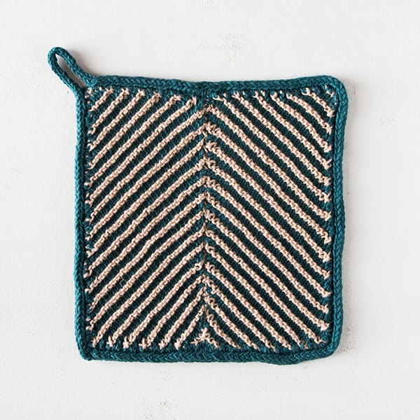 Free Chevron Tile Dishcloth Pattern from Knit Picks