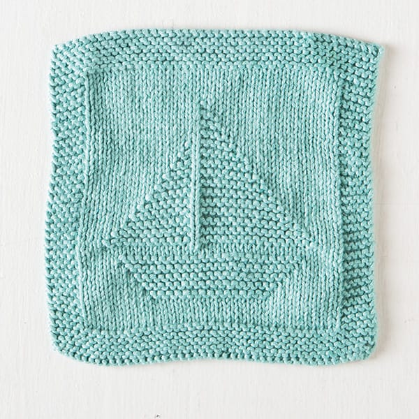 Free Sailboat Baby Cloth Pattern from Knit Picks