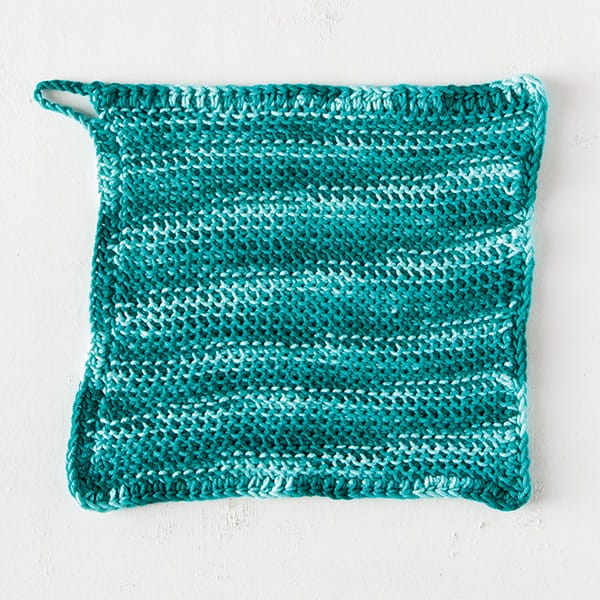 Free Tunisian Crochet Dishcloth - Tunisian Purl Stitch Dishcloth from knitpicks.com