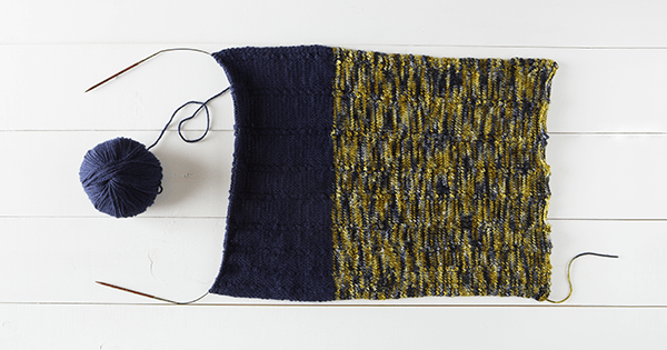 Alexis' knit of the Ruvene Shawl Pattern