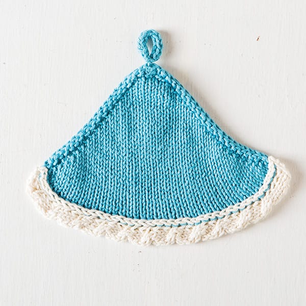 Free Wave Dishcloth Pattern from Knit PIcks