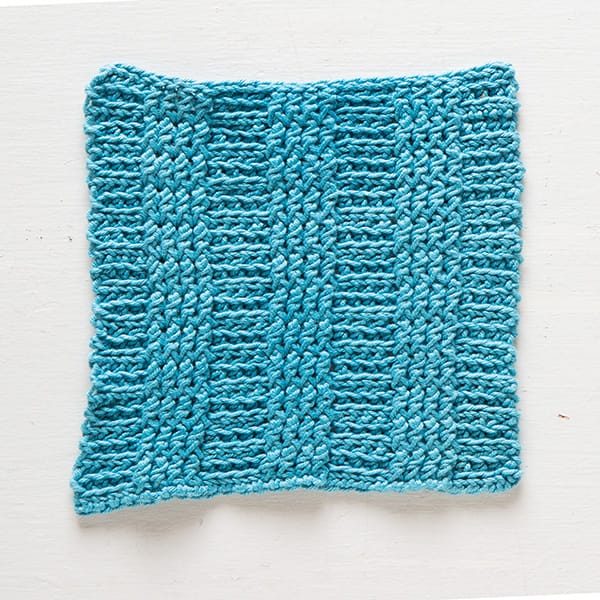 Free Crochet Rib Dishcloth Pattern from Knit Picks
