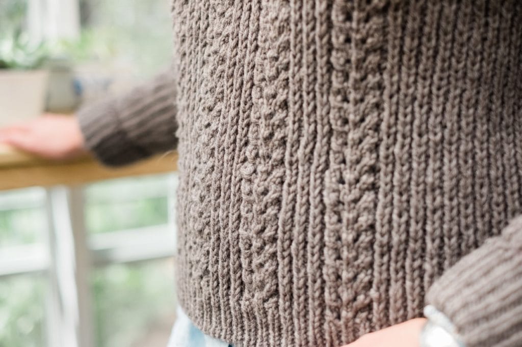 Docklight Sweater in Simply Wool Worsted