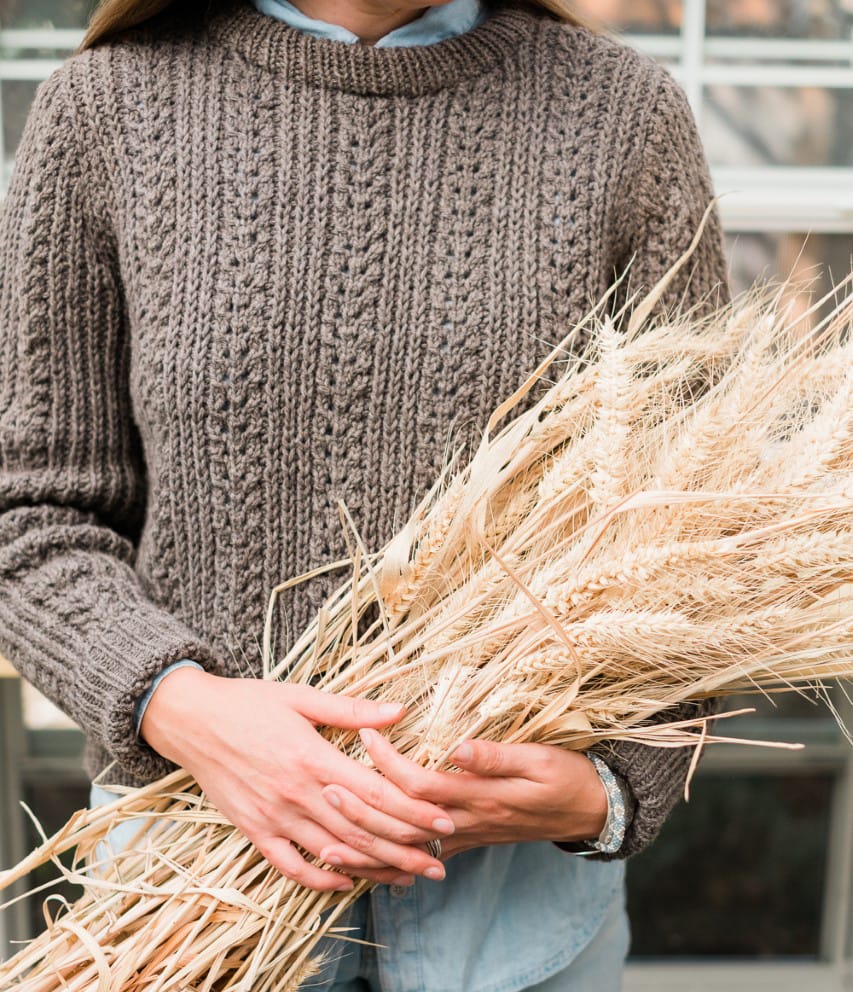 Docklight Sweater in Simply Wool Worsted