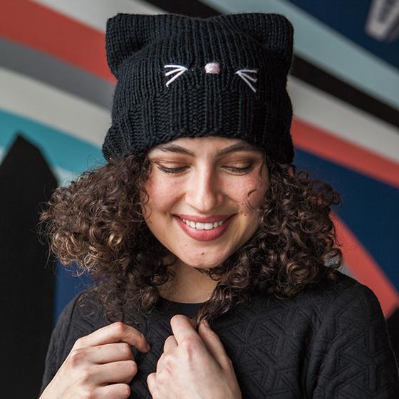 Knit Picks C'mon Cat Happy Hat