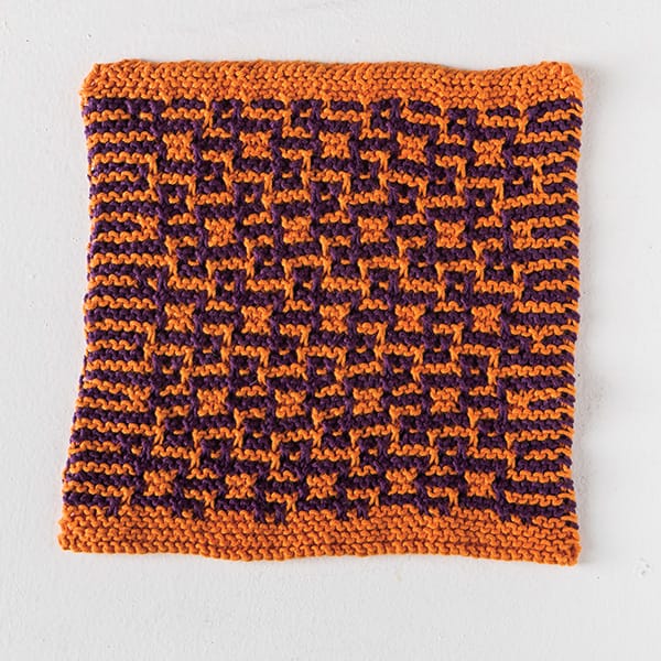 Free Mosaic Dishcloth Pattern from Knit Picks