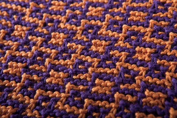 Free Mosaic Dishcloth Pattern from Knit Picks