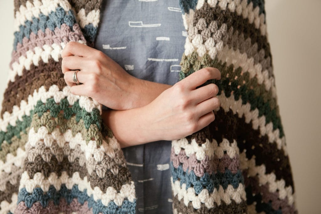 Knit Picks Foerst Path Blanket