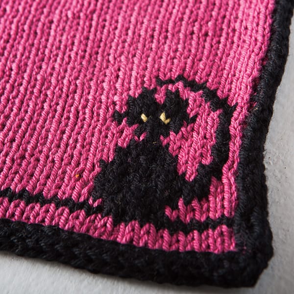 Free Kitty Dishcloth from Knit Picks