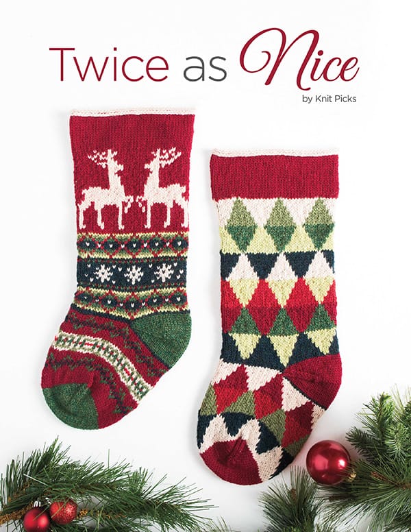 Twice As Nice - holiday knitting patterns from Knit Picks