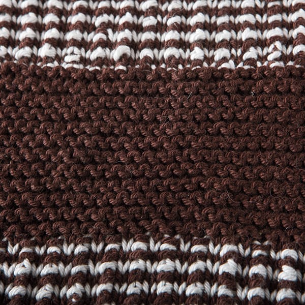 Free Woven Stripes Dishcloth from Knit Picks