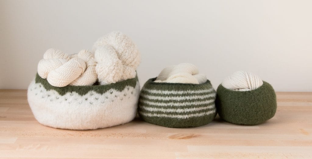 Knit Picks Felted Bowls