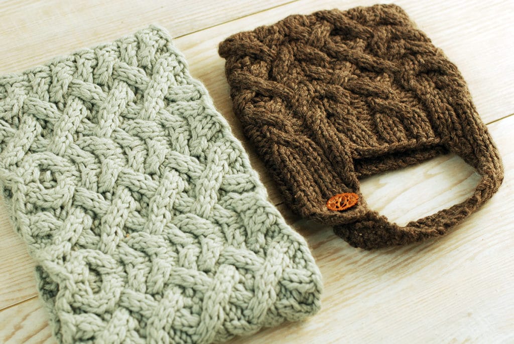 Haka cowl and hat in Wool of the Andes