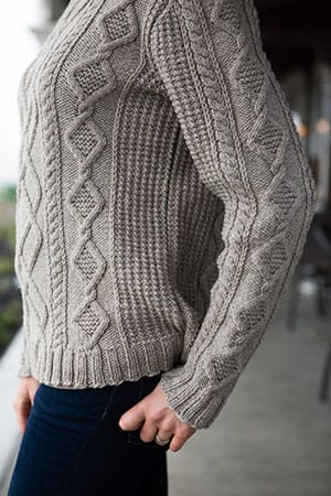 トップス theredthread S cable knit ensemble gray THEREDTHREAD / ザレッドスレッド】S cable knit ensemble