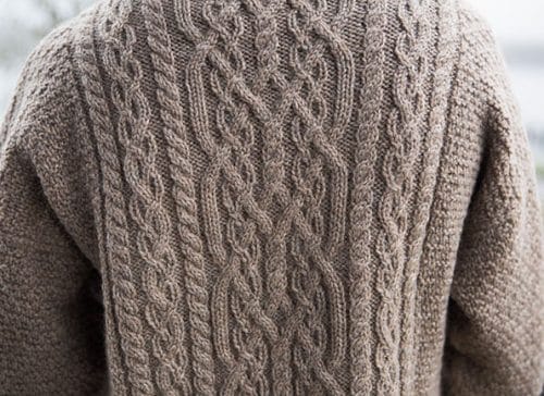 Seamless Cabled Sweater Pattern