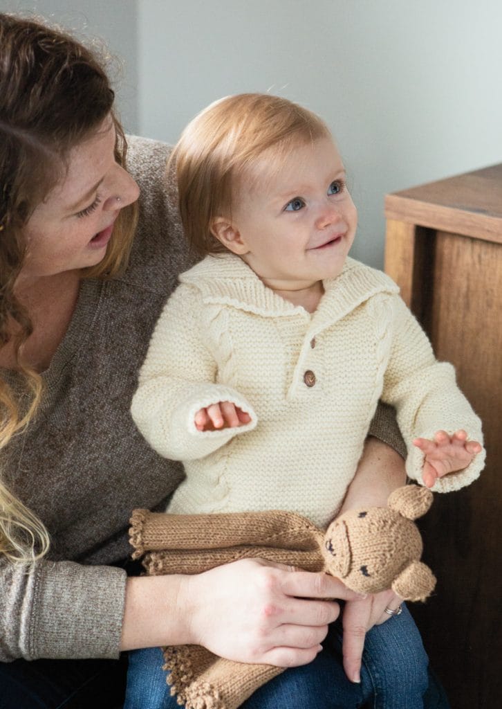 Knit Picks Moreland Pullover knit in Bare Swish Worsted yarn