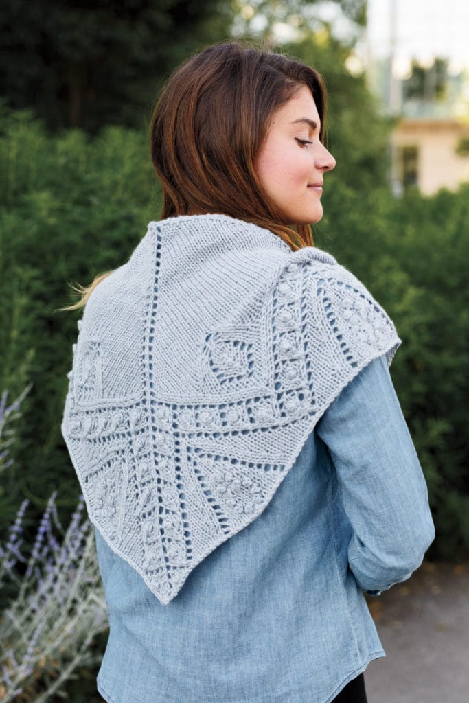 image of Knit Picks Karenia Shawlette.