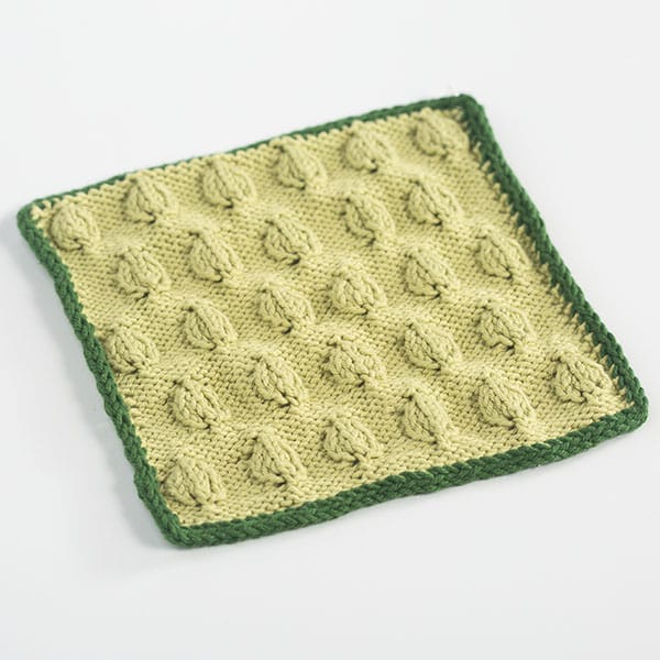 Little Leaf Dishcloth by Jenny Williams - free pattern from Knit Picks