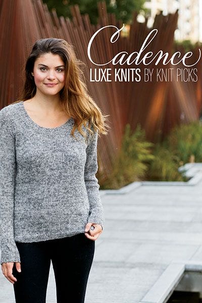 Cadence: Luxe Knits is a  truly luxurious collection of twelve knitting patterns.