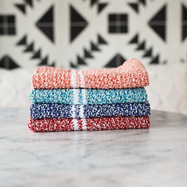 Dish Towel Set - colorful knit dish towels from Knit Picks