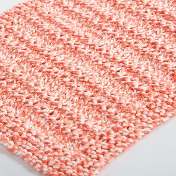 Garter Lace Dishcloth - free dishcloth pattern download from Knit Picks