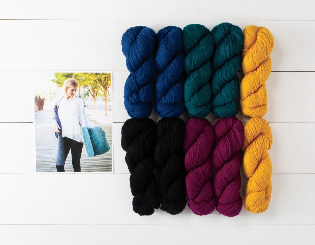 15th Street Wrap pattern kit in colorway Parade.