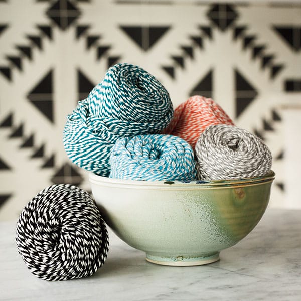 Dishie Twist: colorful dishcloth yarn from Knit Picks