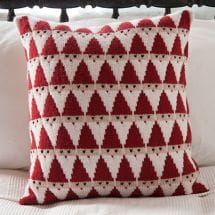 Santa Pillow knit holiday pattern