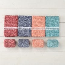 Colorful knit Dish Towel Set