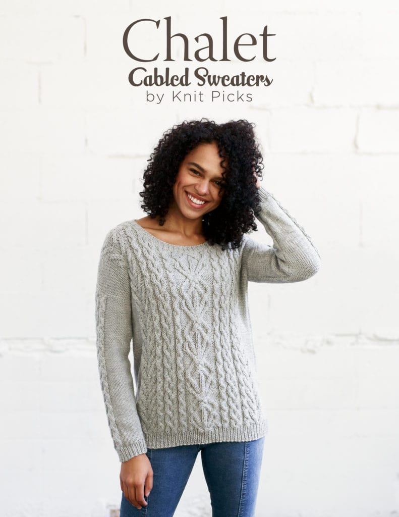 crochet cabled sweater