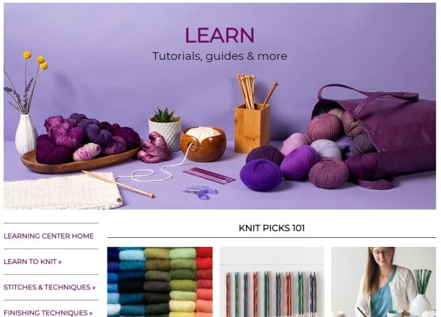Explore our Learning Center - The Knit Picks Staff Knitting Blog