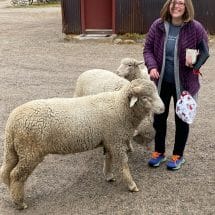 my new friends at Moose Creek Ranch