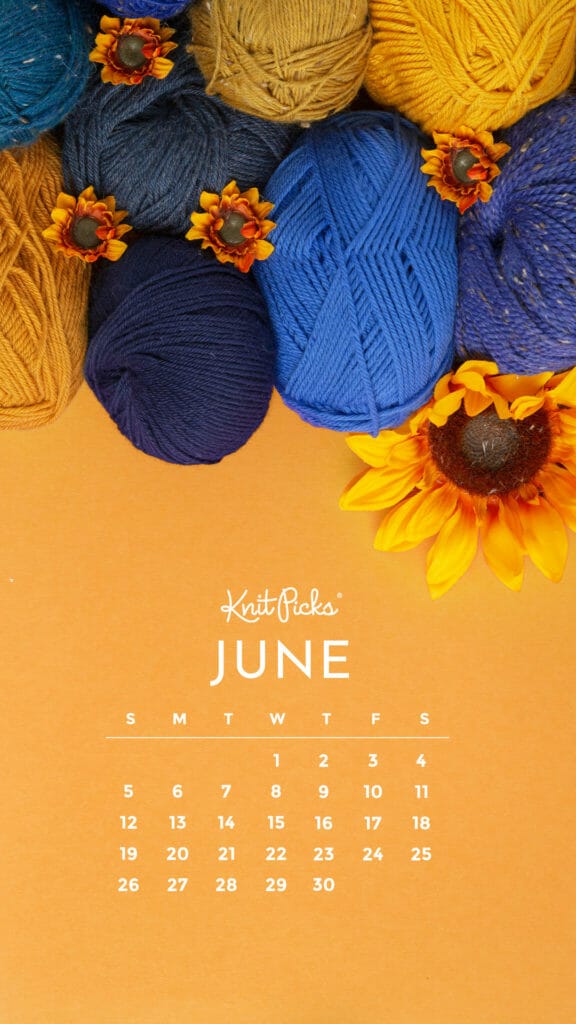 Free Downloadable June 2022 Calendar - The Knit Picks Staff Knitting Blog