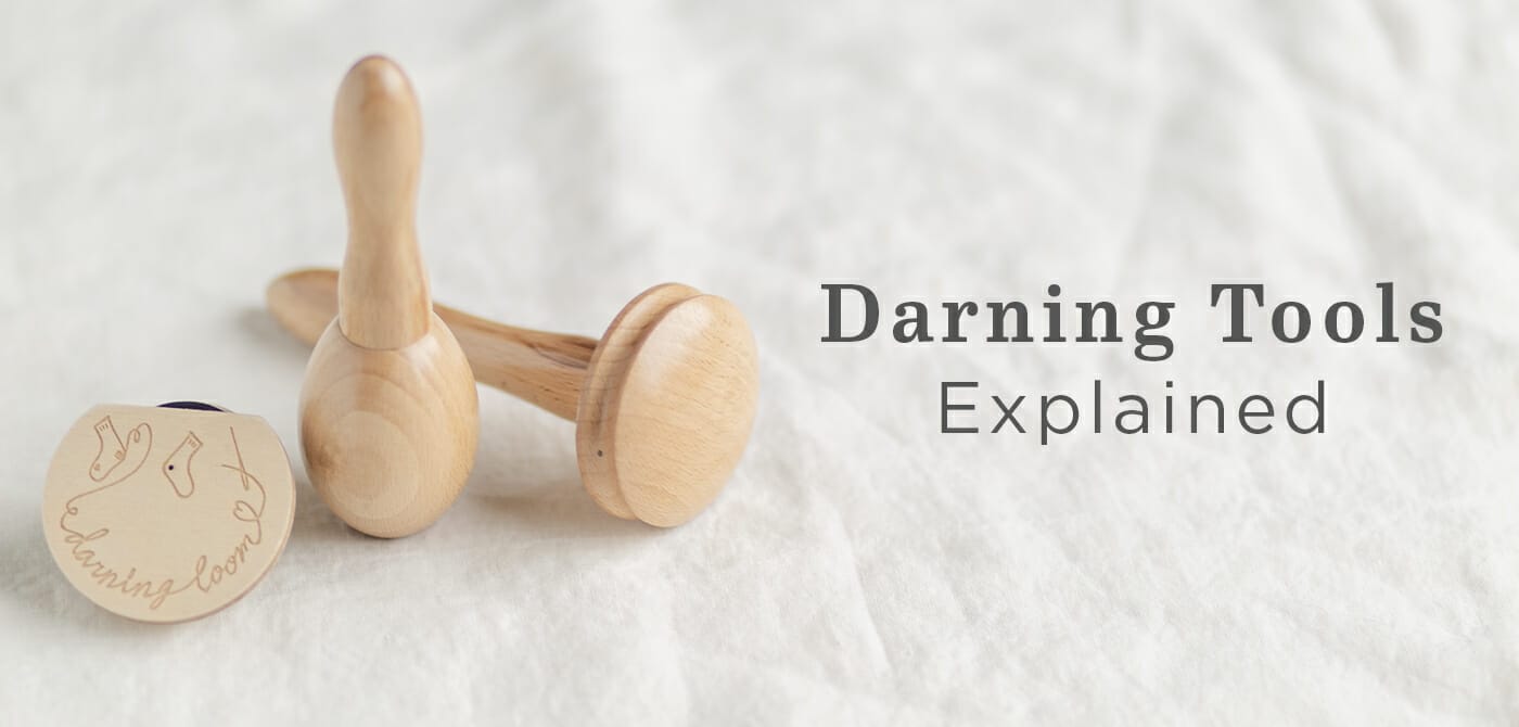 Darning Kit Wooden Darning Needle Set Darning Egg With Handle