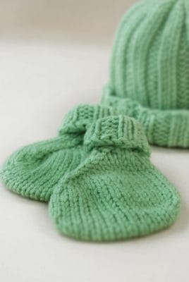 green booties